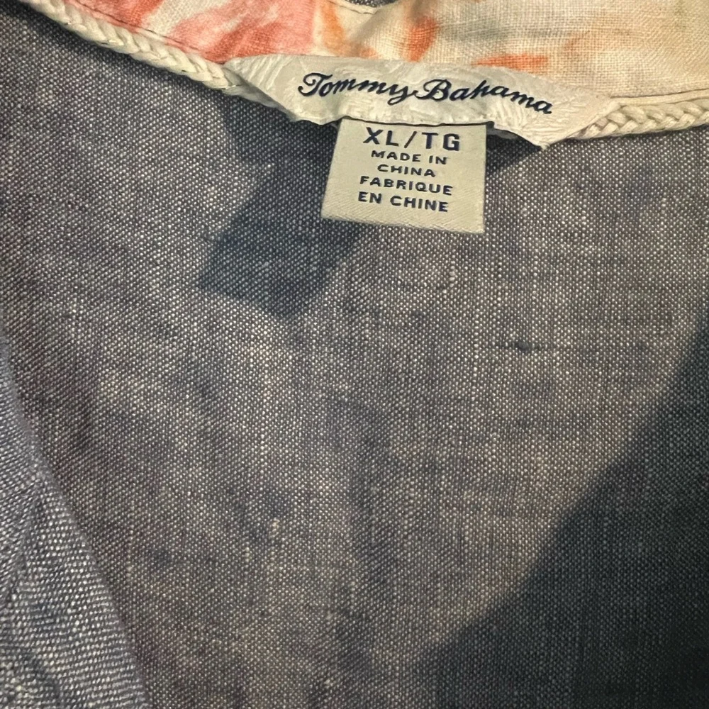Tommy Bahama Two Palms Linen Shirt Dress – XL - Picture 6 of 8